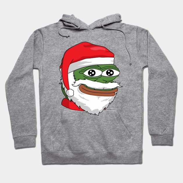 Santa Pepe FeelsOkayMan Hoodie by mullelito